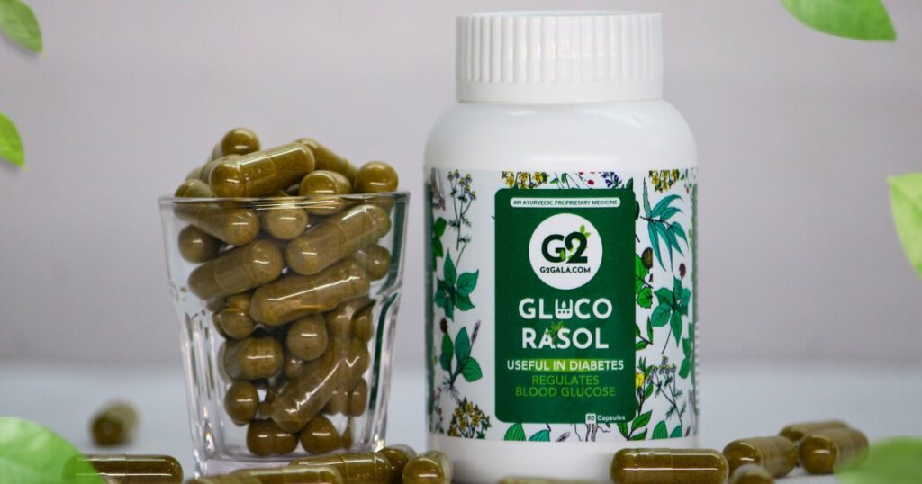 Glucorasol - Improve Energy and Focus with a Diabetes Herbal Veg Capsule